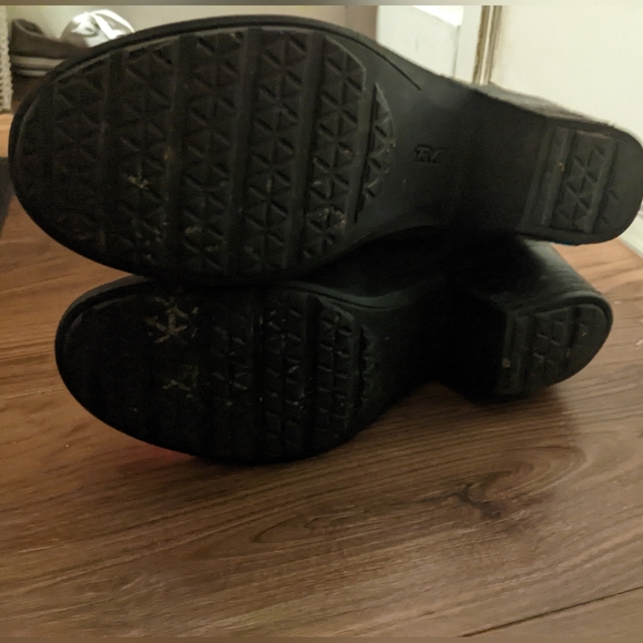 Teva - Foxy Tall Waterproof Boots Leather Equestrian 1019224 | Size 8.5 | Black - Picture 11 of 12